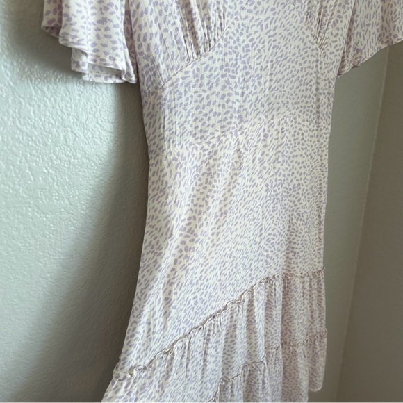 LoveStitch Fit & Flare Pretty Please Mini Dress V-Neck Floral NWT, Size Small - Picture 5 of 12